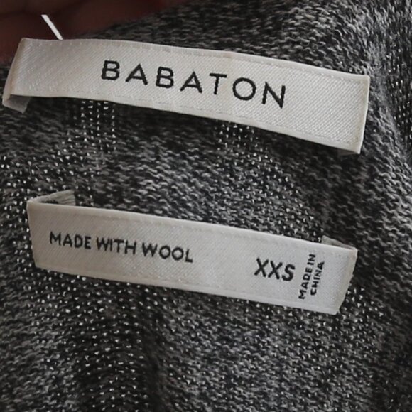 Aritzia Babaton Erin Wool Linen Blend Knit V-Neck Pullover Long Sleeve Sleeve - Picture 4 of 6